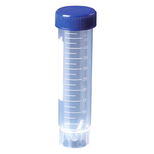 50ml conical centrifuge tubes with self standing base rnase and dnase free sterile bagged 