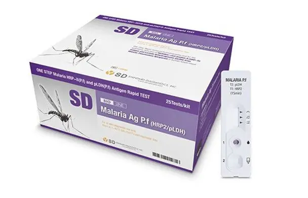 SD BIOLINE Malaria Antigen P.F HRP2/PLDH, 25 Tests